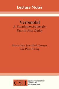 Book Cover for Verbmobil by Martin Kay, Jean Mark Gawron, Peter Norvig