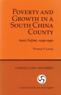 Book Cover for Poverty and Growth in a South China County by Thomas P Lyons