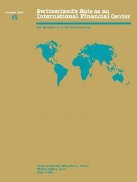 Book Cover for Switzerland's Role as an International Financial Center by Benedicte Vibe Christensen, International Monetary Fund