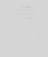 Book Cover for Jen Bervin: Shift Rotate Reflect by Jayme Collins