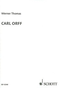 Book Cover for Carl Orff by Werner Thomas
