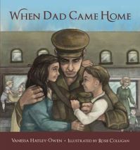 Book Cover for When Dad Came Home by Vanessa HatleyOwen