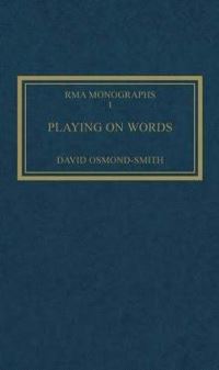 Book Cover for Playing on Words by David OsmondSmith