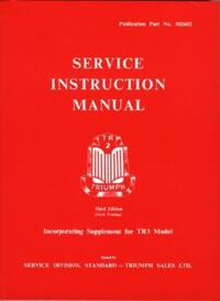 Book Cover for Triumph Tr2 Wsm + Tr3 Supp by Brooklands Books Ltd