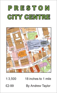 Book Cover for Preston City Centre Map by Andrew Taylor