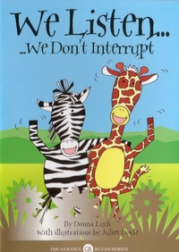 Book Cover for We Listen ... We Don't Interrupt by Donna Luck
