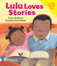 Book Cover for Lulu Loves Stories by Anna McQuinn, Rosalind Beardshaw