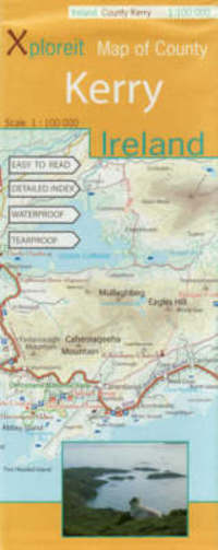 Book Cover for Xploreit Map of County Kerry, Ireland by MB Xploreit Maps