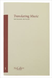 Book Cover for Translating Music by Richard Pevear, Aleksandr Sergeevich Pushkin, American University of Paris