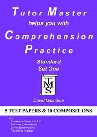 Book Cover for Tutor Master Helps You With Comprehension Practice. Set One Standard by David Malindine, Tutor Master Services
