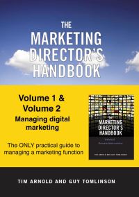 Book Cover for The Marketing Director's Handbook. Volumes 1 and 2 by Tim Arnold, Guy Tomlinson