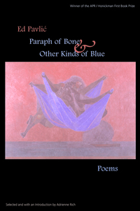 Book Cover for Paraph of Bone & Other Kinds of Blue by Edward M Pavlic