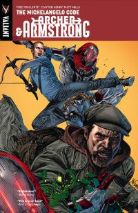 Book Cover for Archer & Armstrong. The Michelangelo Code by Fred Van Lente