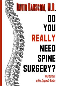 Book Cover for Do You Really Need Spine Surgery? by David Hanscom