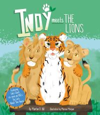 Book Cover for Indy Meets the Lions by Martin D Hill