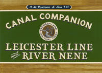 Book Cover for Pearson's Canal Companion. Leicester Line & River Nene by Michael Pearson