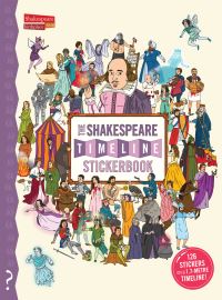 Book Cover for The Shakespeare Timeline Stickerbook by Christopher Lloyd, Nick Walton