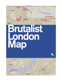Book Cover for Brutalist London Map by Simon Phipps