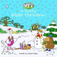 Book Cover for A Buzzy White Christmas by Michael Walter, Buzzy Friends Productions