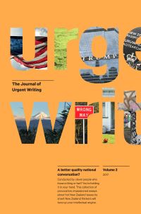 Book Cover for The Journal of Urgent Writing 2017 by Simon Wilson
