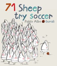Book Cover for 71 Sheep Try Soccer by Pablo Albo