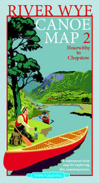 Book Cover for River Wye Canoe Map 2 by Claire Dyer