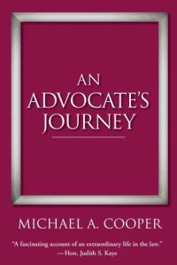 Book Cover for An Advocate's Journey by Michael A Cooper