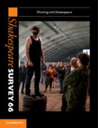 Book Cover for Shakespeare Survey. 66 Working With Shakespeare by Peter Holland