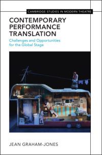 Book Cover for Contemporary Performance Translation by Jean GrahamJones
