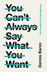 Book Cover for You Can't Always Say What You Want by Dennis E Baron