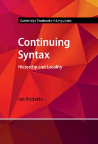 Book Cover for Continuing Syntax by Ian G Roberts