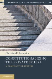 Book Cover for Constitutionalizing the Private Sphere by Christina R Bambrick