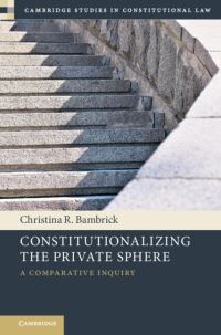 Book Cover for Constitutionalizing the Private Sphere by Christina R Bambrick