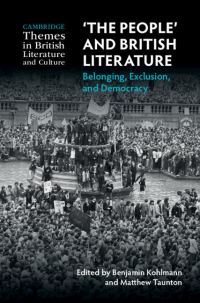 Book Cover for 'The People' and British Literature by Benjamin Kohlmann, Matthew Taunton