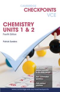 Book Cover for Cambridge Checkpoints VCE Chemistry Units 1&2 by Patrick Sanders