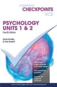 Book Cover for Cambridge Checkpoints VCE Psychology Units 1&2 by Kenna Bradley, Greg Sargent