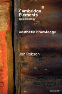 Book Cover for Aesthetic Knowledge by Jon Robson