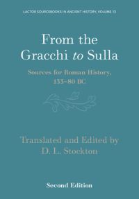 Book Cover for From the Gracchi to Sulla by D L Stockton