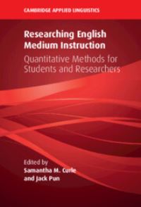 Book Cover for Researching English Medium Instruction by Samantha M Curle, Jack KwokHung Pun