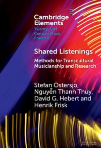 Book Cover for Shared Listenings by Stefan Östersjö, Thanh Thuy NguyÒõen, David G Hebert, Henrik Frisk