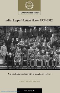 Book Cover for Allen Leeper's Letters Home, 1908-1912 by A W A Leeper