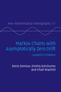 Book Cover for Markov Chains With Asymptotically Zero Drift by Denis Denisov, Dmitry Korshunov, Vitali Wachtel