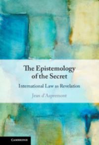 Book Cover for The Epistemology of the Secret by Jean DAspremont