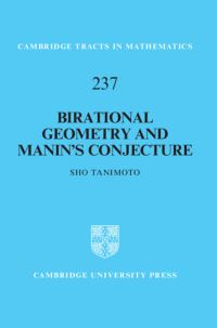 Book Cover for Birational Geometry and Manin's Conjecture by Sho Tanimoto
