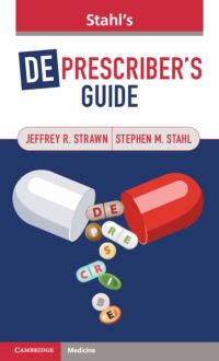 Book Cover for Stahl's Deprescriber's Guide by Jeffrey R Strawn, Stephen M Stahl