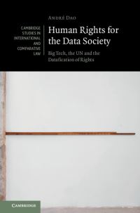 Book Cover for Human Rights for the Data Society by André Dao