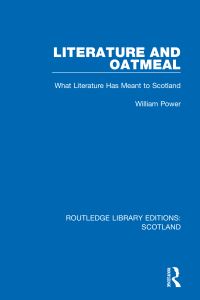 Book Cover for Literature and Oatmeal by William Power