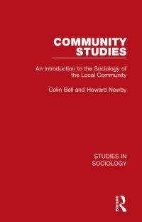 Book Cover for Community Studies by Colin Bell, Howard Newby