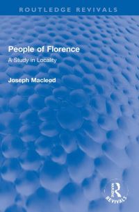Book Cover for People of Florence by Joseph Macleod