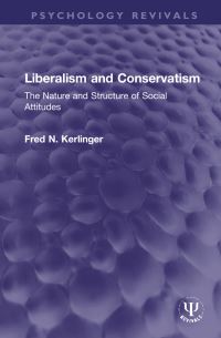 Book Cover for Liberalism and Conservatism by Fred N Kerlinger
